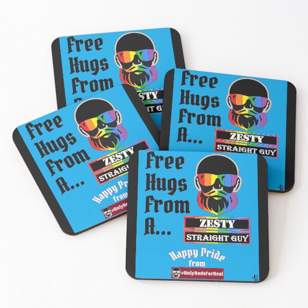 Item preview, Free Hugs Zesty Straight Guy (Blue) *More Colors Available in Collection designed and sold by OnlyDadsForReal.