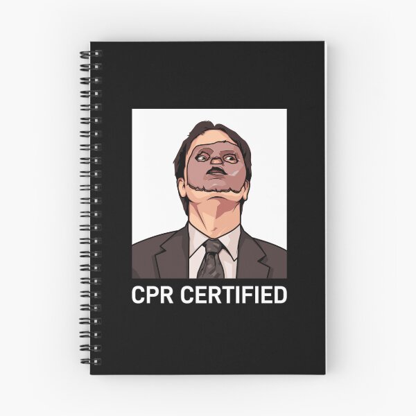 Item preview, Dwight Schrute CPR Poster Graphic Design Today designed and sold by SarmosaVassa.