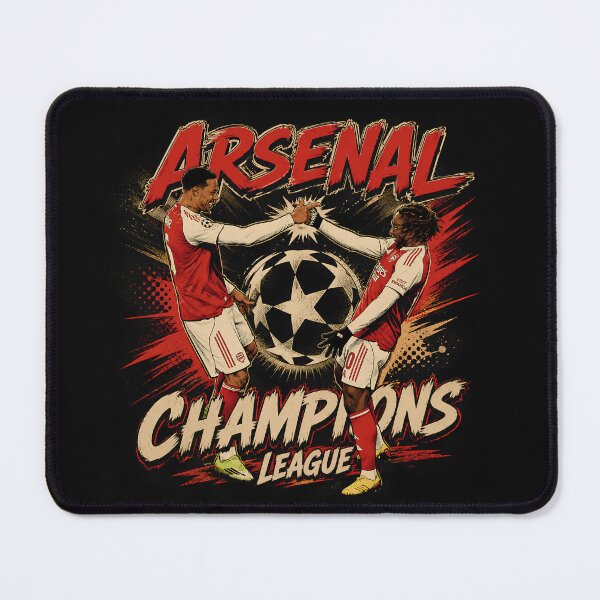 Item preview, Arsenal Champions League Retro Comic Tee | Vintage Football Streetwear Design designed and sold by crizzysketch.