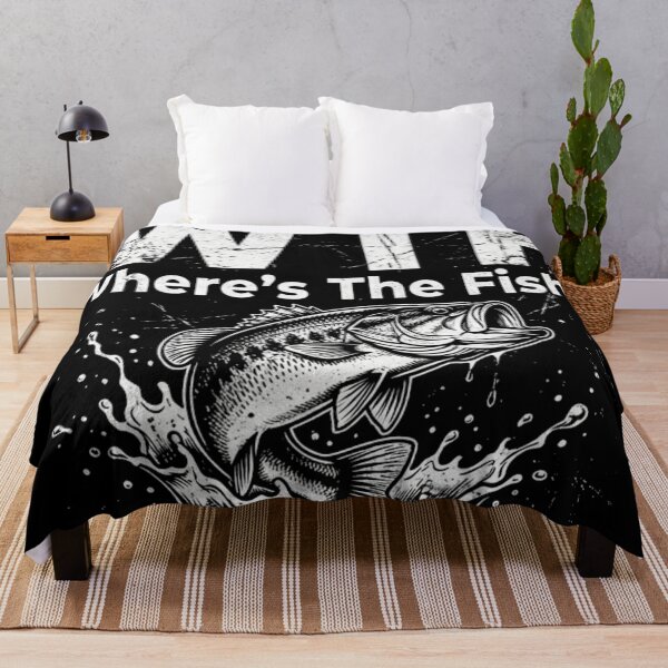 Item preview, WTF Where’s The Fish Funny Fishing Shirt – Hilarious Fisherman Gift for Men designed and sold by Alexis Art Collection.