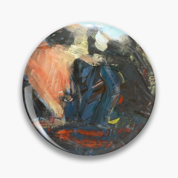 Item preview, In the old courtyard - abstract painting designed and sold by JerzyCzechon.
