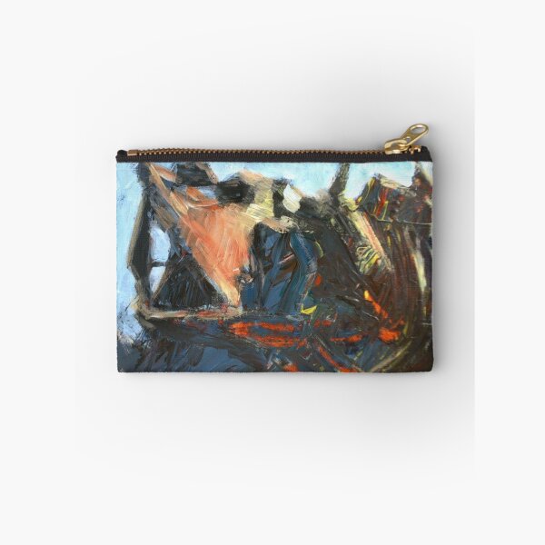 Item preview, In the old courtyard - abstract painting designed and sold by JerzyCzechon.