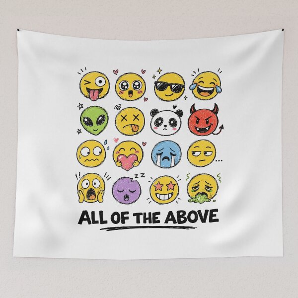 Item preview, All of the Above Emoji designed and sold by aipolohu.