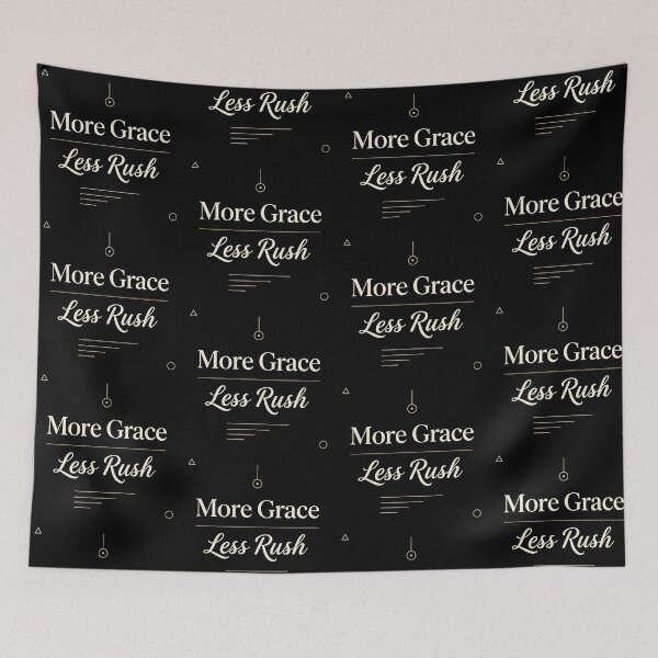 Item preview, More Grace Less Rush: Retro Elegant Typography designed and sold by artlife4.