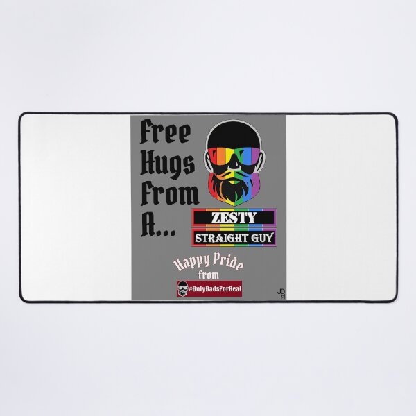 Item preview, Free Hugs Zesty Straight Guy (Gray) *More Colors Available in Collection designed and sold by OnlyDadsForReal.