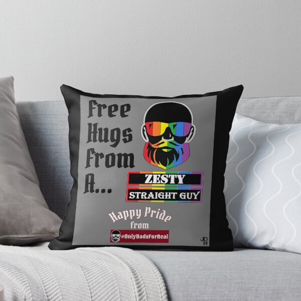 Item preview, Free Hugs Zesty Straight Guy (Gray) *More Colors Available in Collection designed and sold by OnlyDadsForReal.