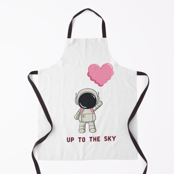 Artikelvorschau, Niedlicher Astronaut mit Herzballon – Ästhetische Weltraumgestaltung „Up To The Sky“ entworfen und verkauft von Terannart.