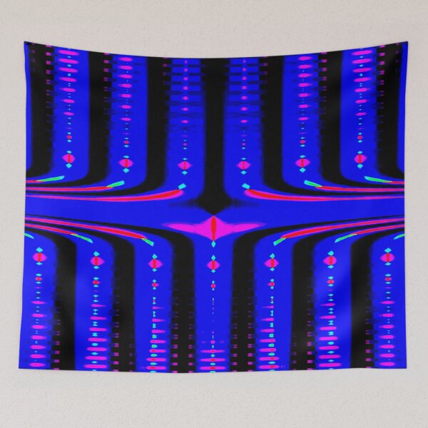 Item preview, Abstract Pattern "Blue lines"  designed and sold by Gluecknika.