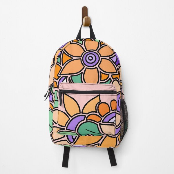 Item preview, Orange Purple Flower Art designed and sold by ubborn.