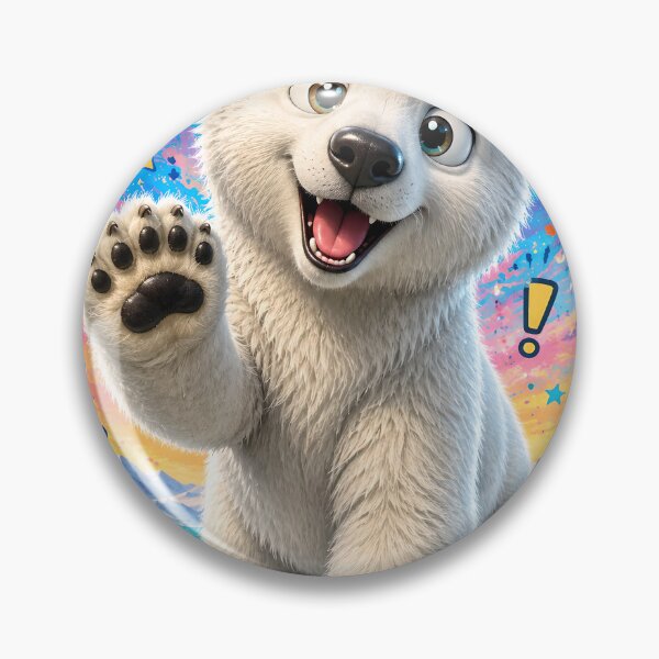 Item preview, Cute Polar Bear Arctic Adventure designed and sold by Rohan132.