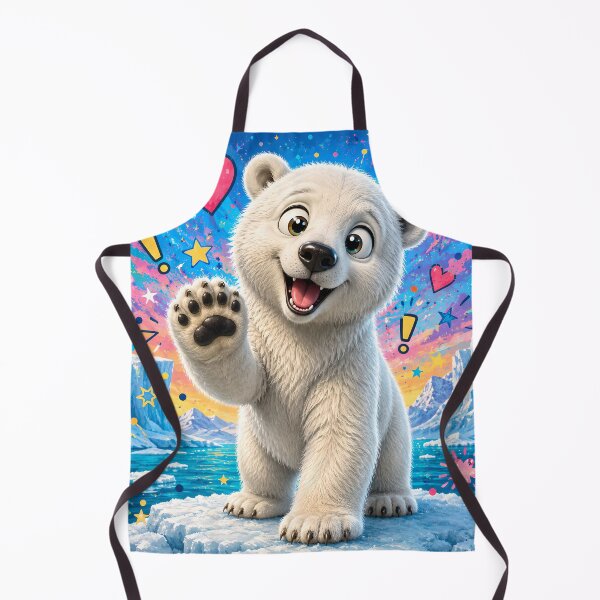 Item preview, Cute Polar Bear Arctic Adventure designed and sold by Rohan132.