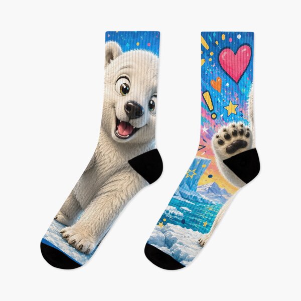 Item preview, Cute Polar Bear Arctic Adventure designed and sold by Pure Craft.