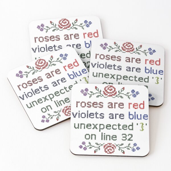 Item preview, Roses Are Red - Programmer Girl designed and sold by aipolohu.