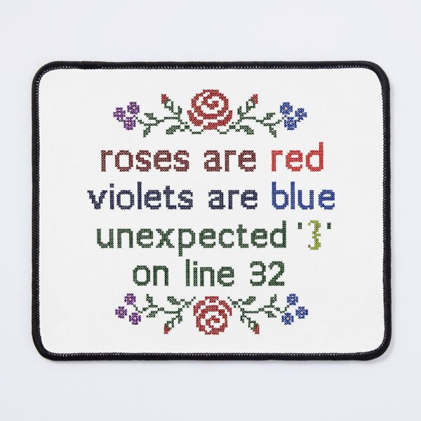 Item preview, Roses Are Red - Programmer Girl designed and sold by aipolohu.