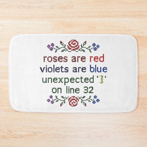 Item preview, Roses Are Red - Programmer Girl designed and sold by aipolohu.
