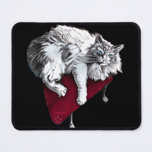 Item preview, Majestic Longhair Cat with Blue Eyes designed and sold by Paolo-Bandal.
