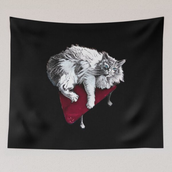 Item preview, Majestic Longhair Cat with Blue Eyes designed and sold by Paolo-Bandal.