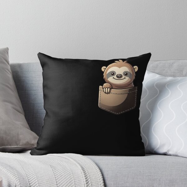 Item preview, Chillin Sloth In Your Pocket Cute Funny Cartoon Sloth designed and sold by Alexis Art Collection.