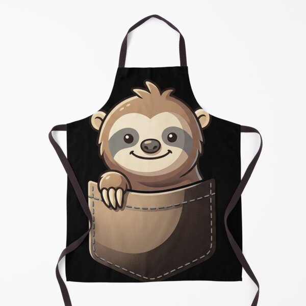 Item preview, Chillin Sloth In Your Pocket Cute Funny Cartoon Sloth designed and sold by Alexis Art Collection.