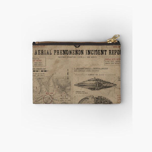 Item preview, Roswell UFO Incident Classified Report Vintage Document Art designed and sold by Extravanganzza.
