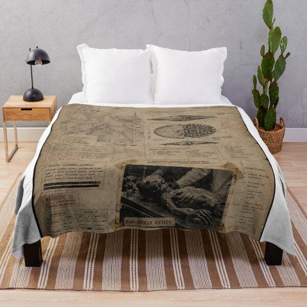 Item preview, Roswell UFO Incident Classified Report Vintage Document Art designed and sold by Extravanganzza.