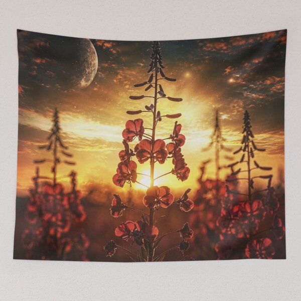 Item preview,  Fireweed at the Edge of Night designed and sold by WitchyBotanicaArt.