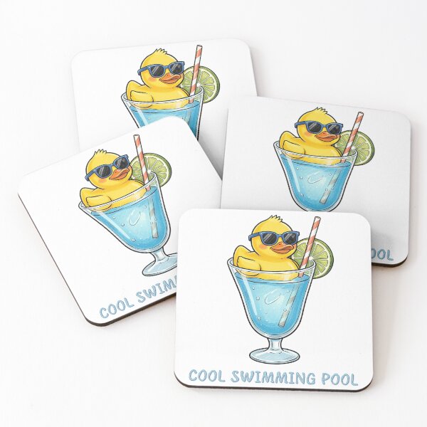 Item preview, Rubber duck in a cocktail glass designed and sold by In-Spirit24.
