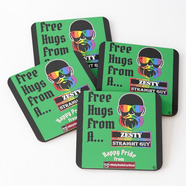 Item preview, Free Hugs Zesty Straight Guy (Green) *More Colors Available in Collection designed and sold by OnlyDadsForReal.