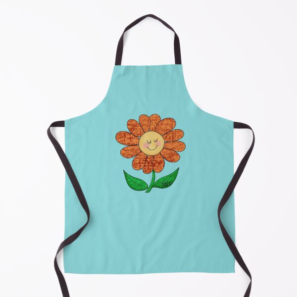Item preview, Orange Smiling Flower designed and sold by Karine Jones.