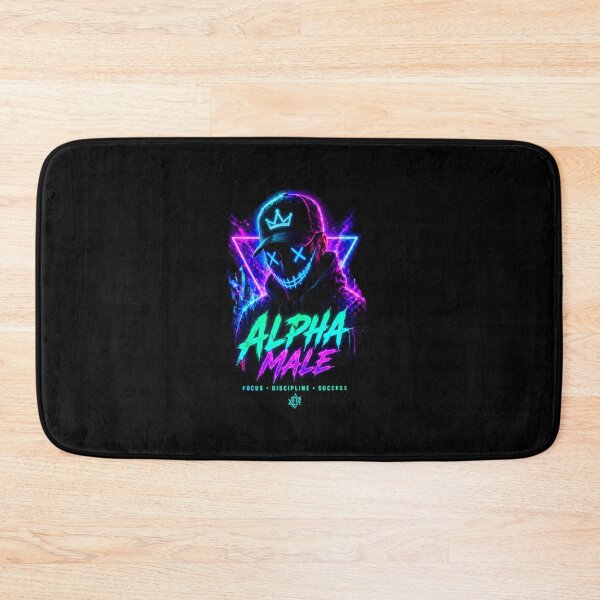 Item preview, Alpha Male Neon Cyberpunk Streetwear Art designed and sold by Bismillah-Najah.