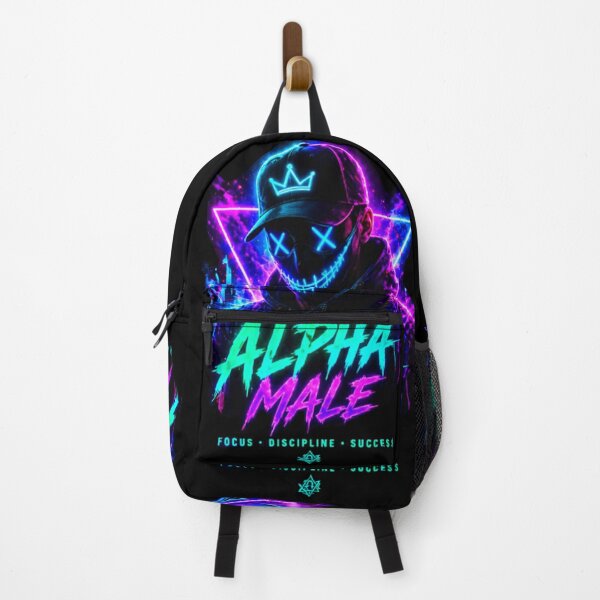 Item preview, Alpha Male Neon Cyberpunk Streetwear Art designed and sold by Bismillah-Najah.