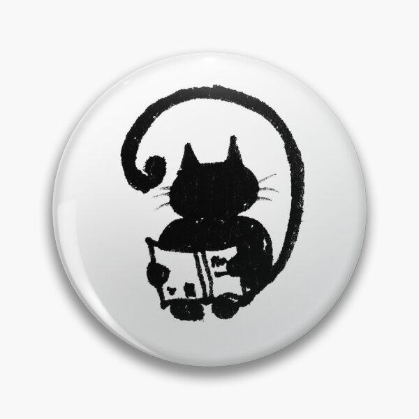 Item preview, Tiny Reading Cat - Cozy Black Cat Illustration designed and sold by Vesivariart.