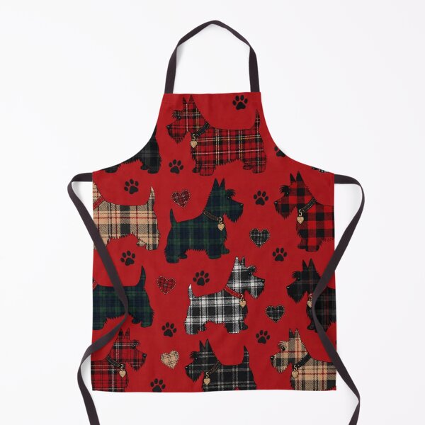Item preview, Plaid Scottie Dog Pattern designed and sold by Wags & Tails.