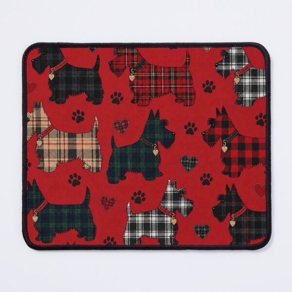 Item preview, Plaid Scottie Dog Pattern designed and sold by Wags & Tails.