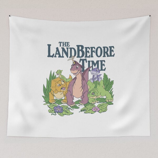 Item preview, Cute Dinosaur Friends | Land Before Time Inspired Retro Cartoon designed and sold by Krasnovaovaova.