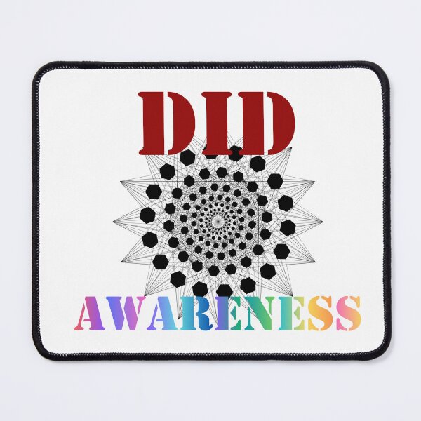 Item preview, Dissociative Identity Disorder Awareness Fractal (DID) designed and sold by queerspaceboy.