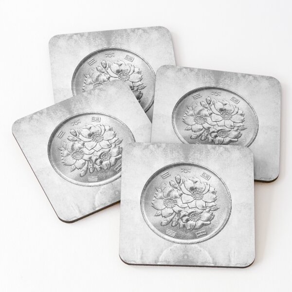 Item preview, Japanese 100 Yen Cherry Blossom Coin Dark Art designed and sold by Ghoul Enterprises.