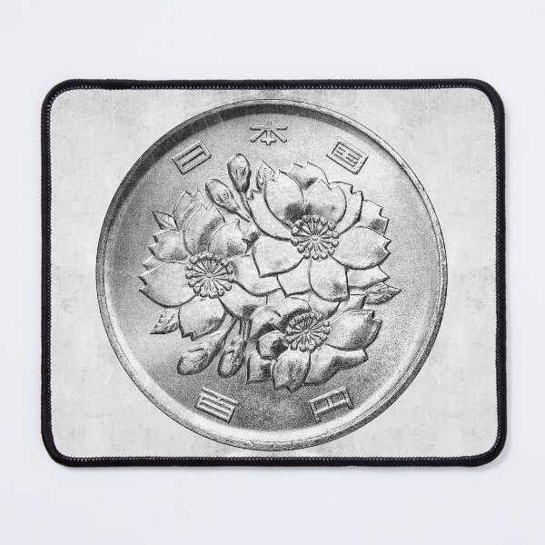 Item preview, Japanese 100 Yen Cherry Blossom Coin Dark Art designed and sold by Ghoul Enterprises.