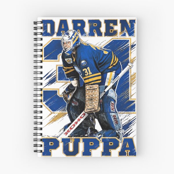 Item preview, Buffalo Netminder Legend No. 31 – Retro 90s Bootleg Hockey Art designed and sold by Thogan0416.