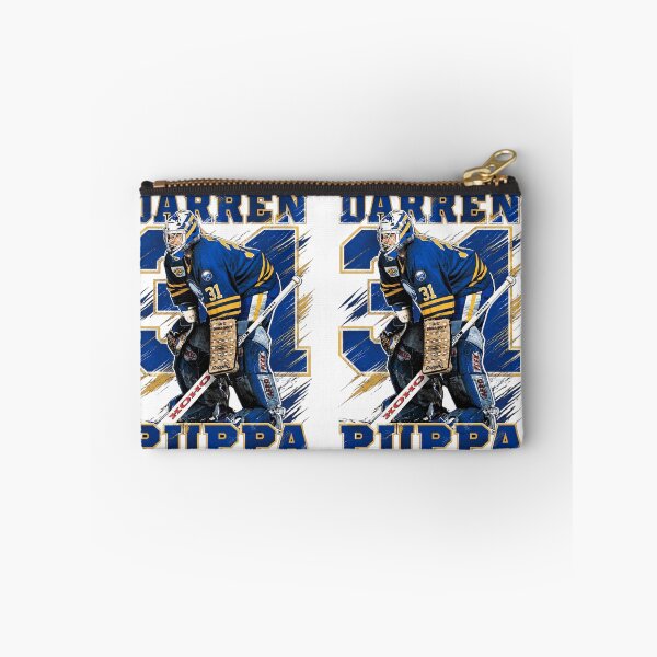 Item preview, Buffalo Netminder Legend No. 31 – Retro 90s Bootleg Hockey Art designed and sold by Thogan0416.