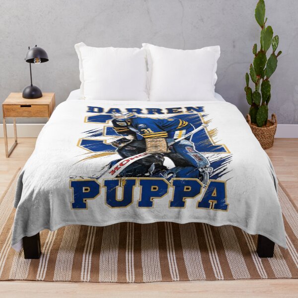 Item preview, Buffalo Netminder Legend No. 31 – Retro 90s Bootleg Hockey Art designed and sold by Thogan0416.