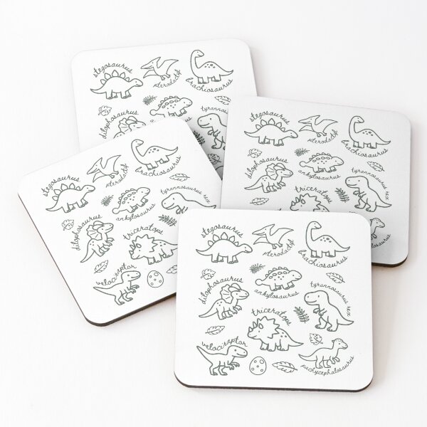 Item preview, Minimal Dinosaur Sketch Collection | Retro Dino Line Art designed and sold by Krasnovaovaova.
