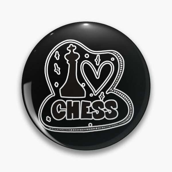 Item preview, I Love Chess – Cute Cartoon Chess Lover Graphic Design designed and sold by CalculatedChaos.