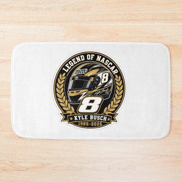 Item preview, Kyle Busch "Legend of NASCAR" Helmet Sticker (1985-2026) designed and sold by Atlant11.