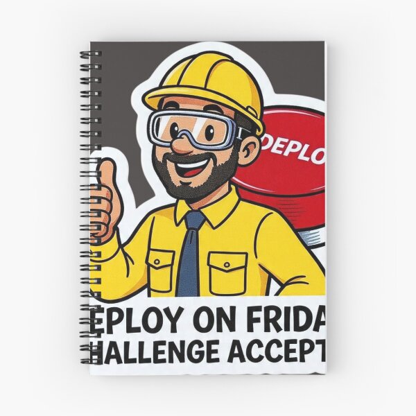 Item preview,  Deploy On Friday Challenge Accepted DevOps designed and sold by islam gamal.