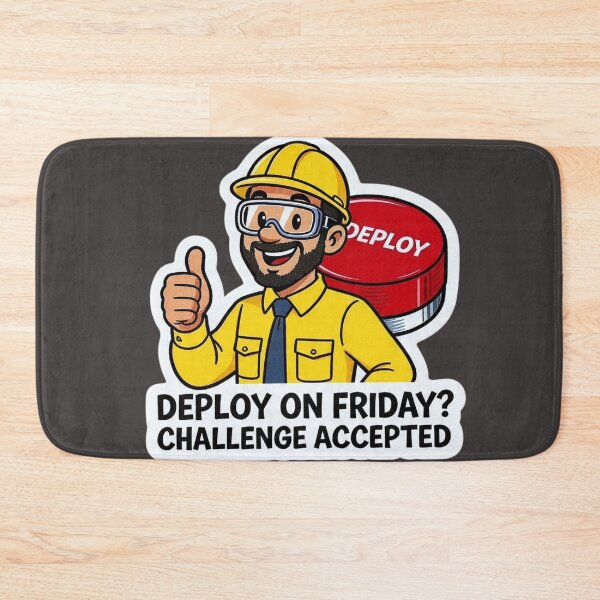 Item preview,  Deploy On Friday Challenge Accepted DevOps designed and sold by islam gamal.