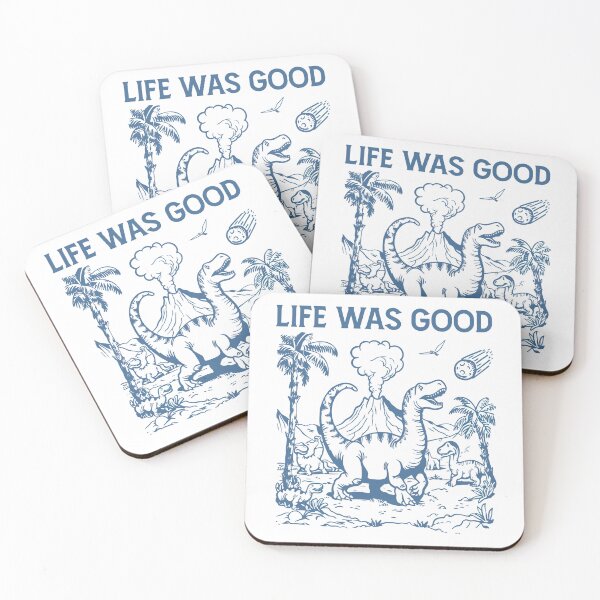 Item preview, Life Was Good When Dinosaurs Existed | Vintage Dino Art designed and sold by Krasnovaovaova.