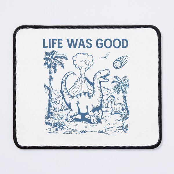 Item preview, Life Was Good When Dinosaurs Existed | Vintage Dino Art designed and sold by Krasnovaovaova.