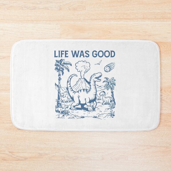 Item preview, Life Was Good When Dinosaurs Existed | Vintage Dino Art designed and sold by Krasnovaovaova.
