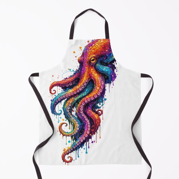 Item preview, Octopus Color Splash designed and sold by Pretty Lil Problem.